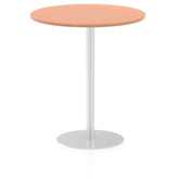 Dynamic Italia 1000mm Poseur Round Table Beech Top 1145mm High Leg ITL0148 DD